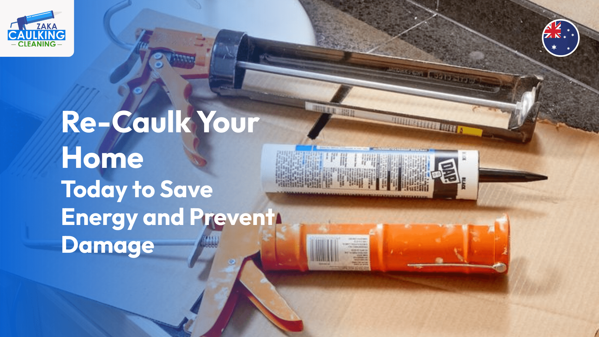 Re-Caulk Your Home Today to Save Energy and Prevent Damage