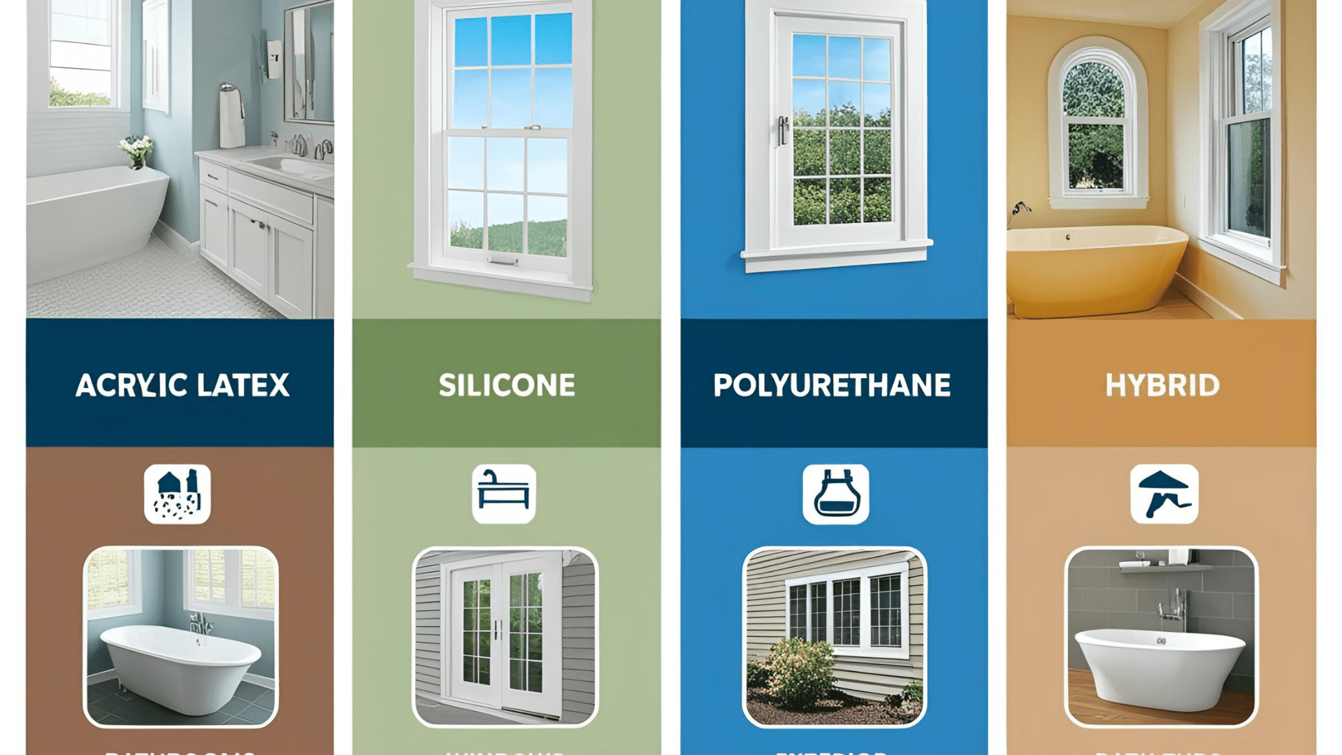 Types of Caulk and Sealants