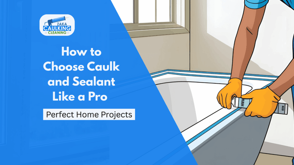 How to Choose Caulk and Sealant Like a Pro